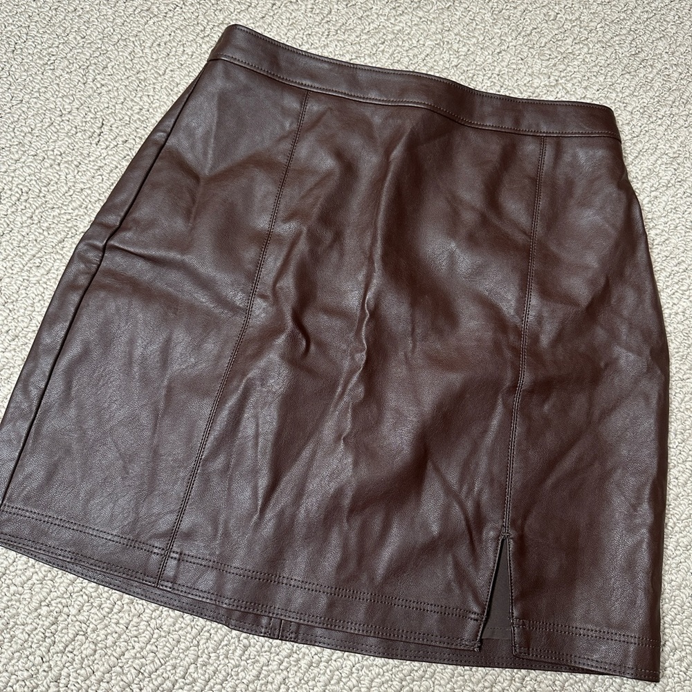Abercrombie & Fitch Brown Mini Skirt
